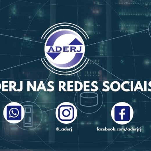 ADERJ NAS REDES SOCIAIS